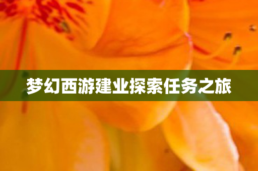 梦幻西游建业探索任务之旅图片