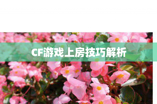 CF游戏上房技巧解析图片