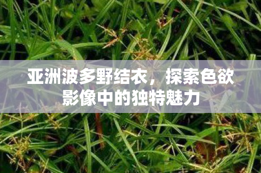 探索色欲影像中的独特魅力图片