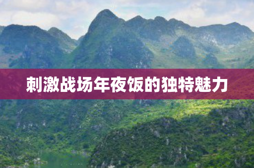 刺激战场年夜饭的独特魅力图片