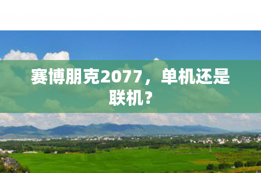 赛博朋克2077图片