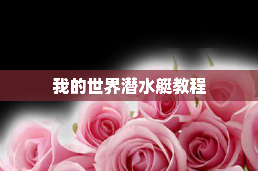 我的世界潜水艇教程图片