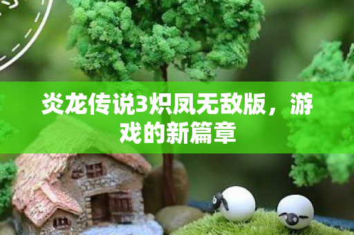 炎龙传说3炽凤无敌版图片
