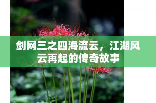 江湖风云再起的传奇故事图片
