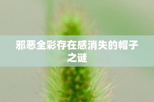 邪恶全彩存在感消失的帽子之谜图片