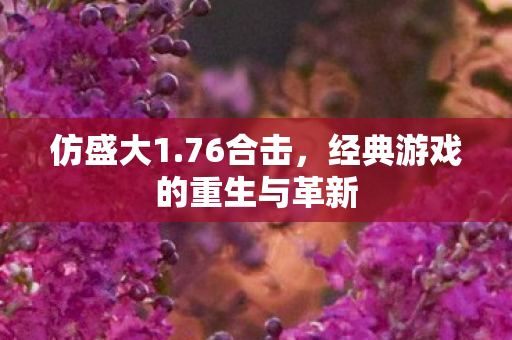 经典游戏的重生与革新图片