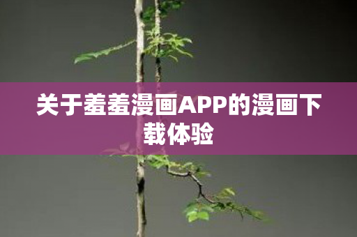 关于羞羞漫画APP的漫画下载体验图片