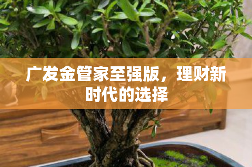 广发金管家至强版图片