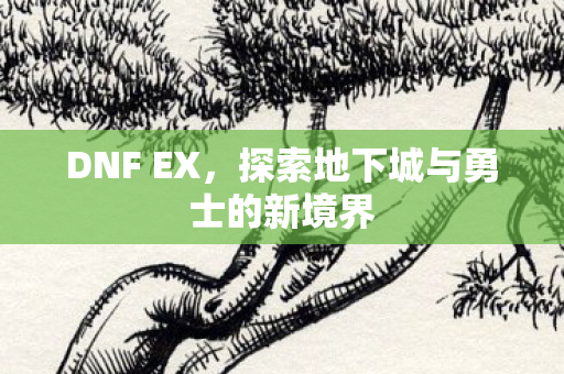 DNF EX,探索地下城与勇士的新境界 DNF EX,探索地下城与勇士的新境界