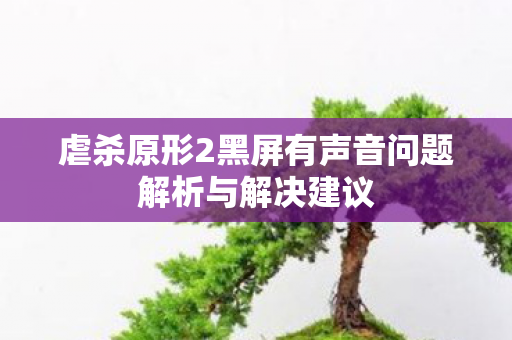 虐杀原形2黑屏有声音问题解析与解决建议 虐杀原形2黑屏有声音问题解析与解决建议