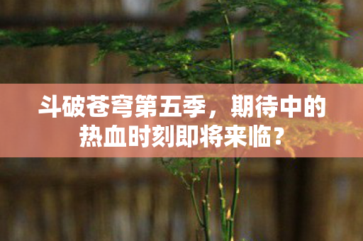 期待中的热血时刻即将来临图片