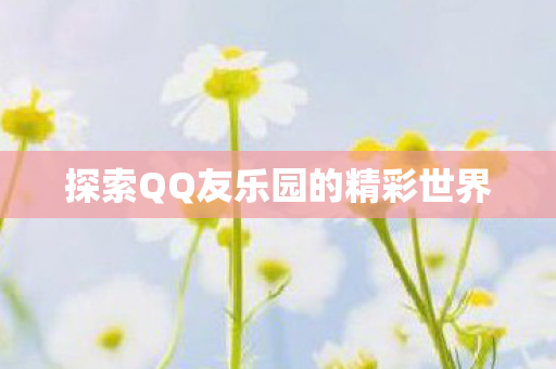 探索QQ友乐园的精彩世界图片