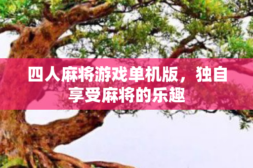 四人麻将游戏单机版图片