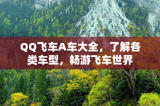 QQ飞车A车大全图片