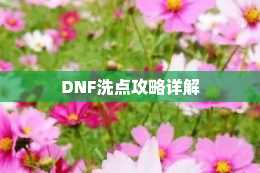DNF洗点攻略详解图片