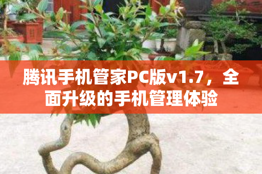腾讯手机管家PC版v1图片