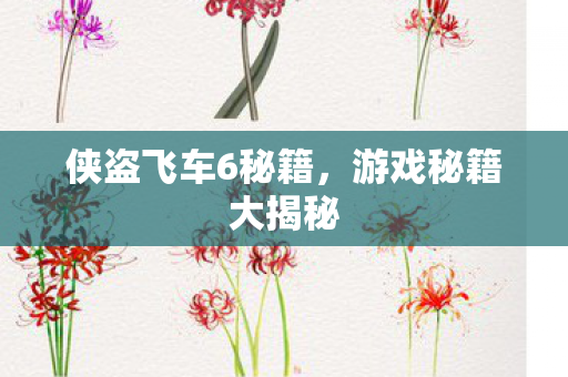 侠盗飞车6秘籍图片