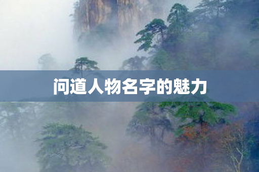 问道人物名字的魅力图片