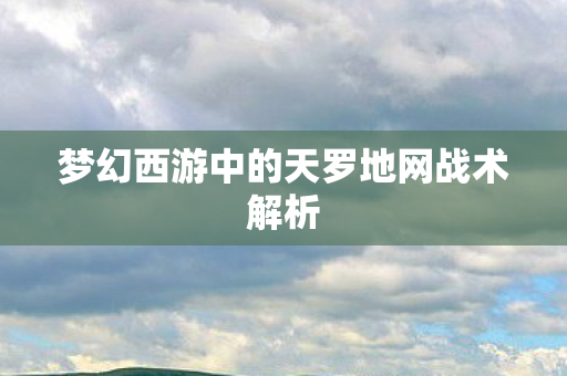 梦幻西游中的天罗地网战术解析图片