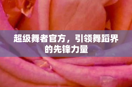 引领舞蹈界的先锋力量图片
