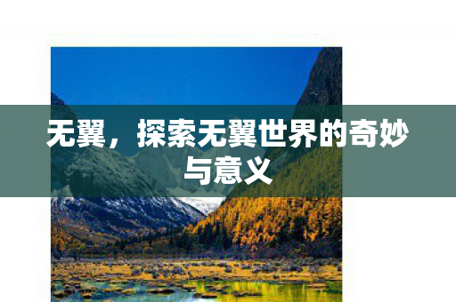 探索无翼世界的奇妙与意义图片