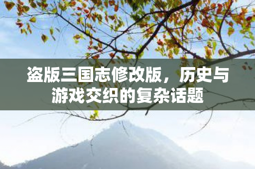 历史与游戏交织的复杂话题图片