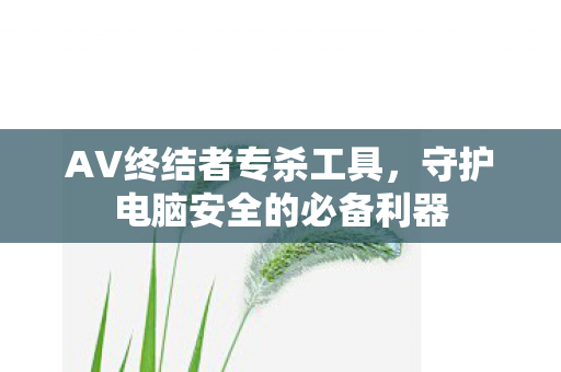 守护电脑安全的必备利器图片