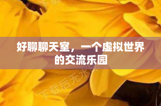 一个虚拟世界的交流乐园图片