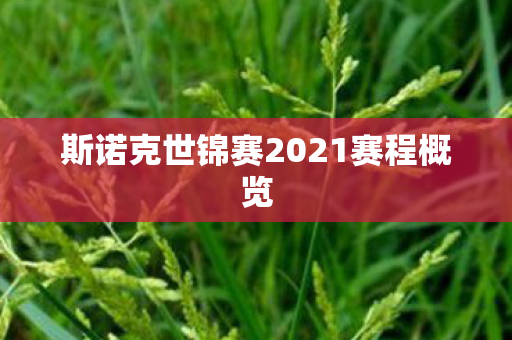 斯诺克世锦赛2021赛程概览图片
