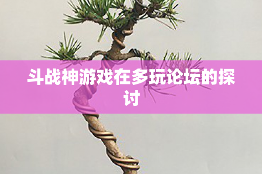 斗战神游戏在多玩论坛的探讨图片