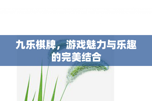 游戏魅力与乐趣的完美结合图片