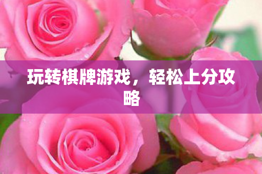 玩转棋牌游戏图片