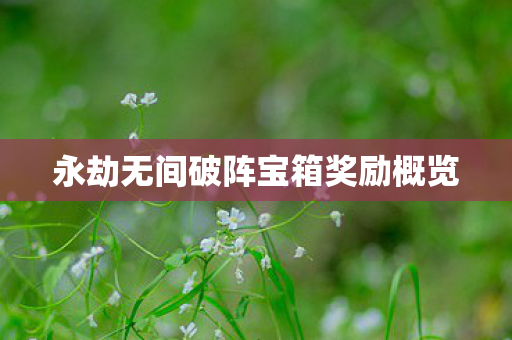 永劫无间破阵宝箱奖励概览图片