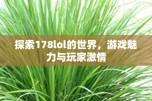 探索178lol的世界图片