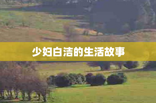 少妇白洁的生活故事图片