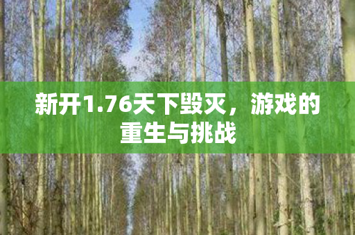 游戏的重生与挑战图片