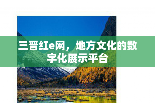 地方文化的数字化展示平台图片