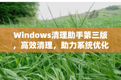 Windows清理助手第三版图片