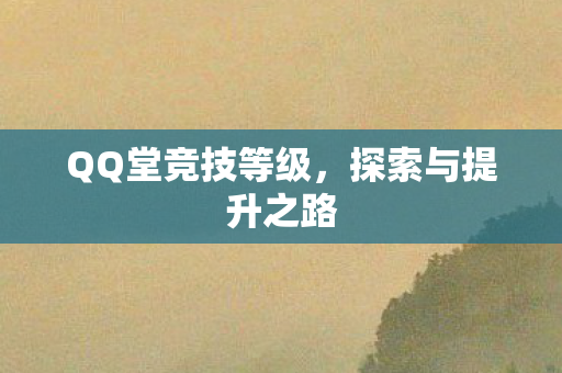 QQ堂竞技等级图片