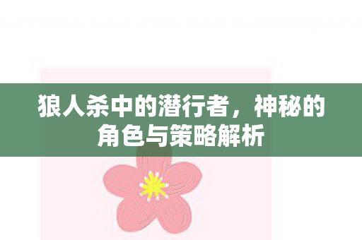神秘的角色与策略解析图片
