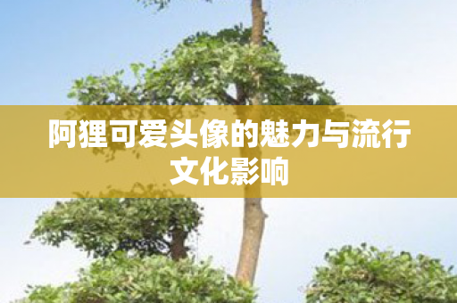 阿狸可爱头像的魅力与流行文化影响图片