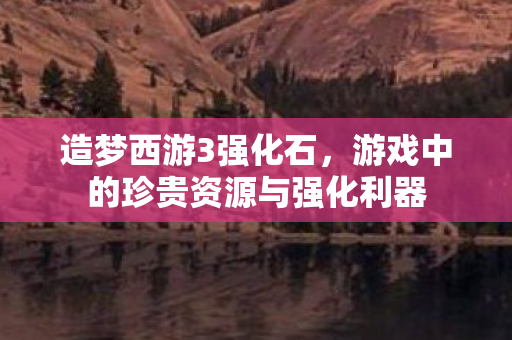游戏中的珍贵资源与强化利器图片