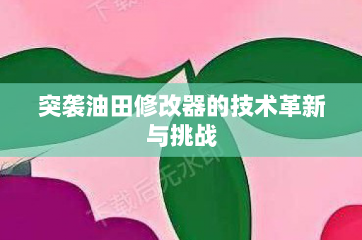 突袭油田修改器的技术革新与挑战图片