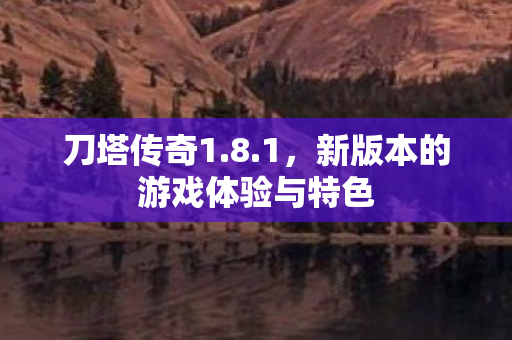 新版本的游戏体验与特色图片