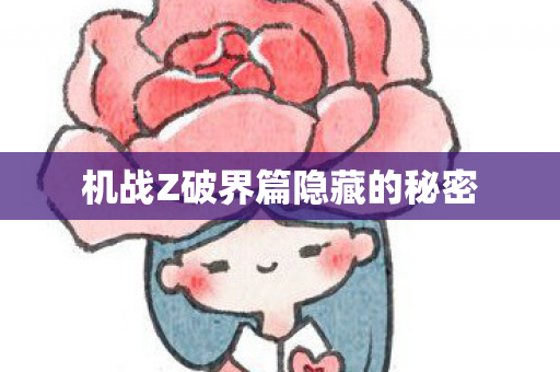 机战Z破界篇隐藏的秘密图片