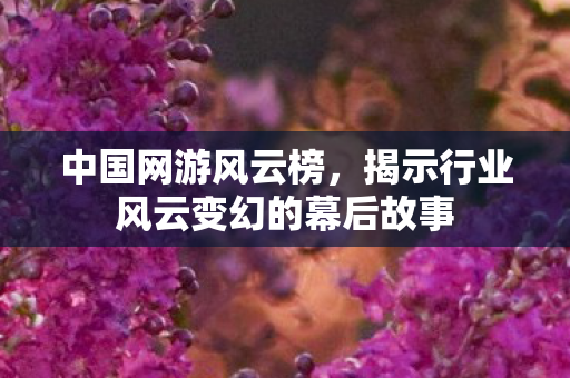 揭示行业风云变幻的幕后故事图片
