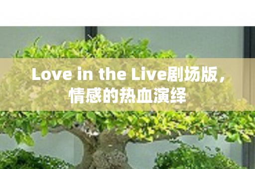 Love in the Live剧场版图片
