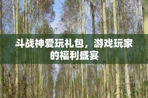游戏玩家的福利盛宴图片