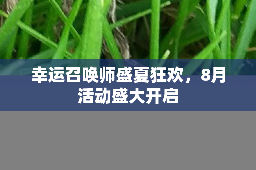 幸运召唤师盛夏狂欢图片