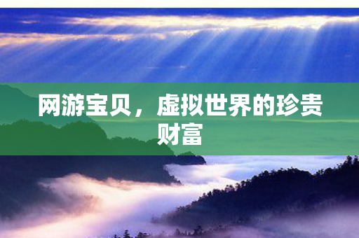虚拟世界的珍贵财富图片